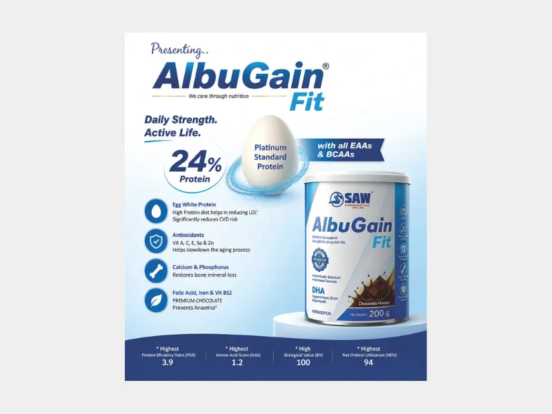 AlbuGain Fit